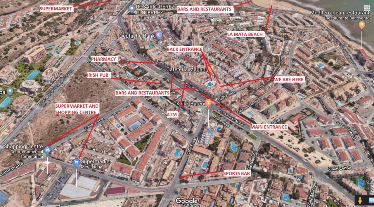 Apartment With Pool, Sea Views & Balcony Less Than 10Min Walk To La Mata Beach! Torrevieja Luaran gambar